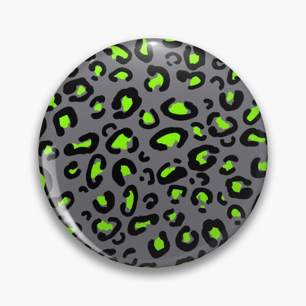 Item preview, Grey and  Green leopard print designed and sold by DemonicGloom.