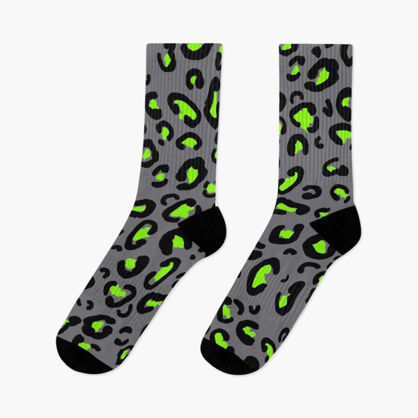 Item preview, Grey and  Green leopard print designed and sold by DemonicGloom.