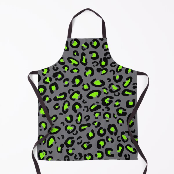 Item preview, Grey and Green leopard print designed and sold by DemonicGloom.