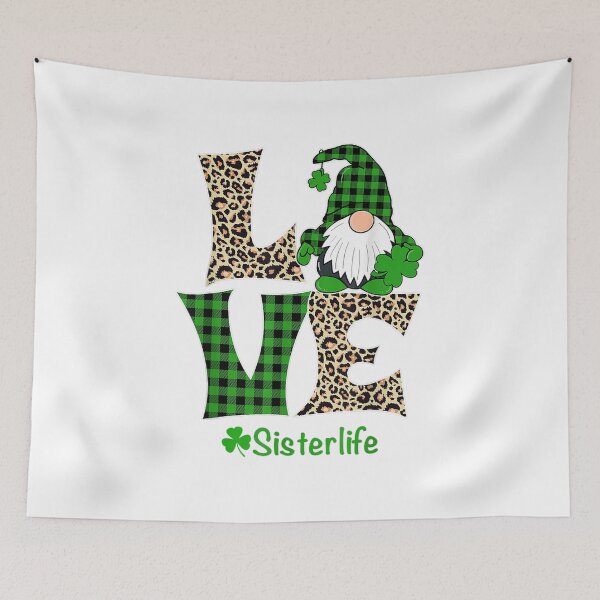Item preview, Love Sister Life Shirt St Patrick's Day Gnome Irish Sister designed and sold by dorisnnadiri.