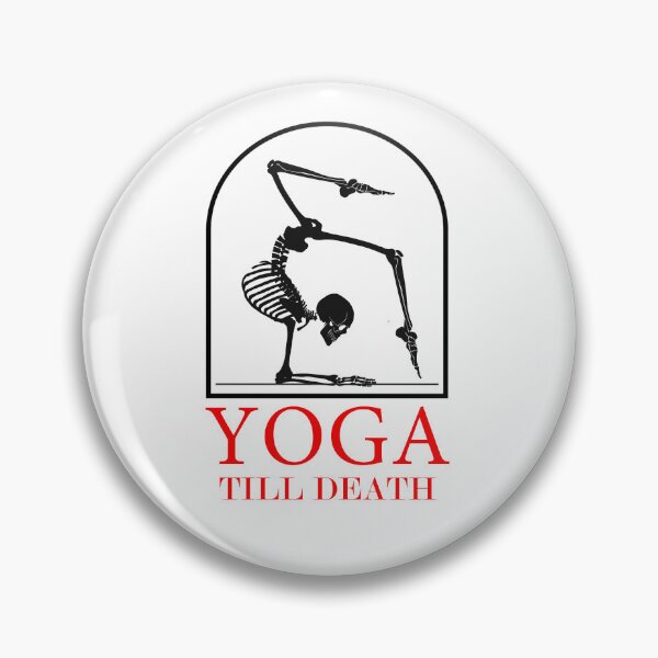 Item preview, Funny Yoga till death designed and sold by mmammammira.