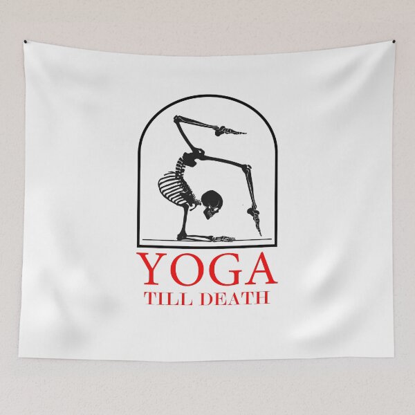 Item preview, Funny Yoga till death designed and sold by mmammammira.