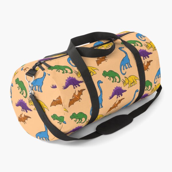 Item preview, Multicolor Dinosaur print light orange designed and sold by DemonicGloom.