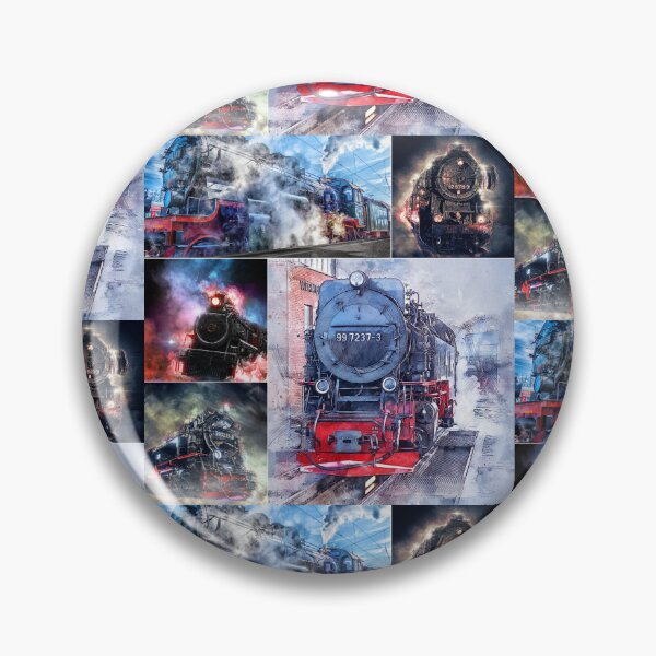 Item preview, Classic Vintage Trains Montage #6 designed and sold by Krispsm.