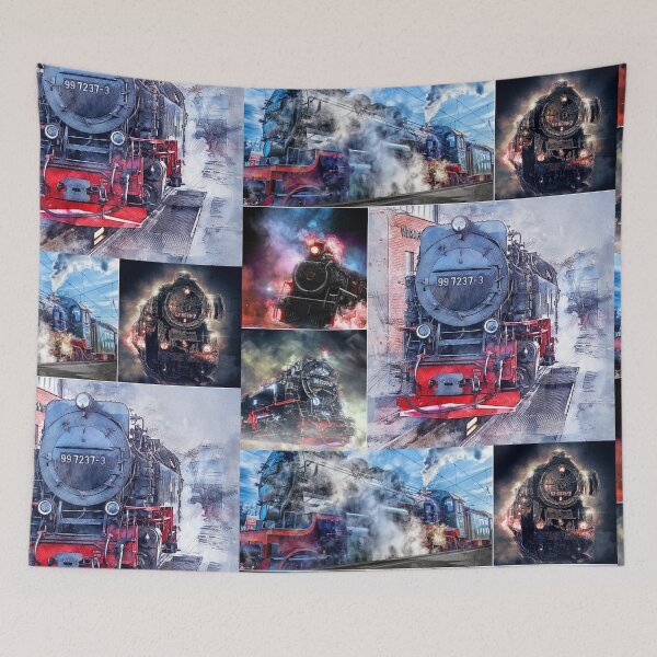Item preview, Classic Vintage Trains Montage #6 designed and sold by Krispsm.