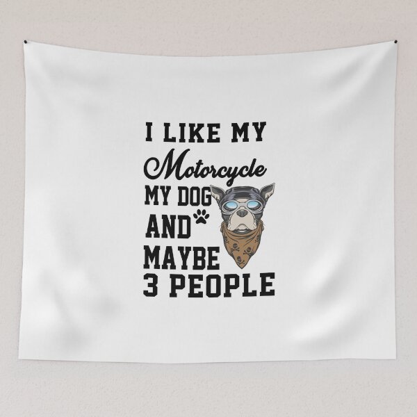Item preview, jokes Motorcycles I like My Motorcycle, Dog & Maybe 3 People gift for riders Moto Cross Motorcross Funny sarcastic Rude Offensive saying, boyfriend girlfriend  designed and sold by joygift369.