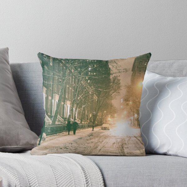 Item preview, New York City - Winter Night - Snow Falls On Washington Square  designed and sold by Vivienne Gucwa.