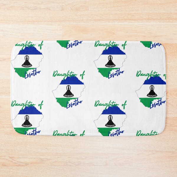 Item preview, Daughter of Lesotho Map Flag designed and sold by NovawayDirect.