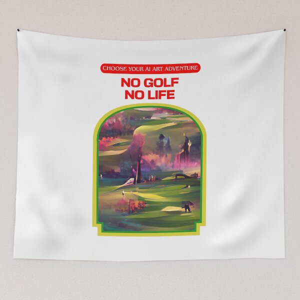 Item preview, No Golf No Life AI Generated Art designed and sold by patricklevar.