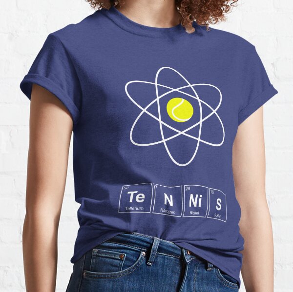 Tennis Atom Chemical Elements Classic T-Shirt