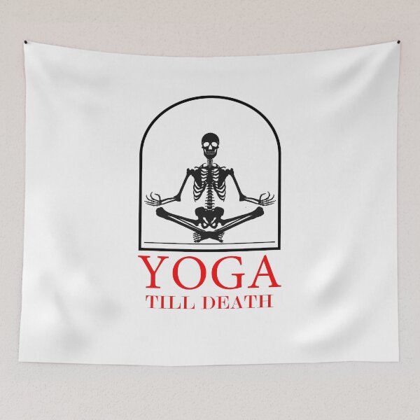 Item preview, Funny Yoga till death designed and sold by mmammammira.