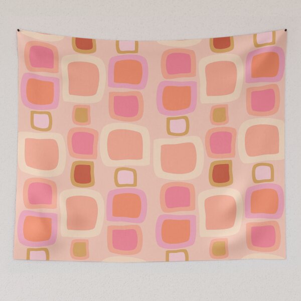 Item preview, Rustic Boho Ethnic Peach Graphic Design Pattern designed and sold by IZiets.