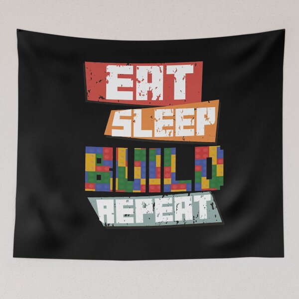 Item preview, Eat Sleep Build Repeat designed and sold by Heddar Badreddine.