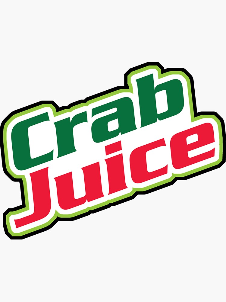 "Crab Juice Simpsons x Mountain Dew Sticker" Sticker for Sale by