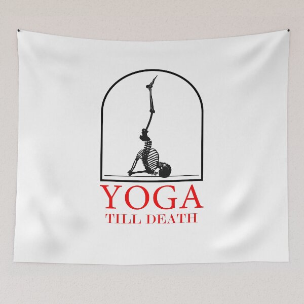 Item preview, Funny Yoga till death designed and sold by mmammammira.