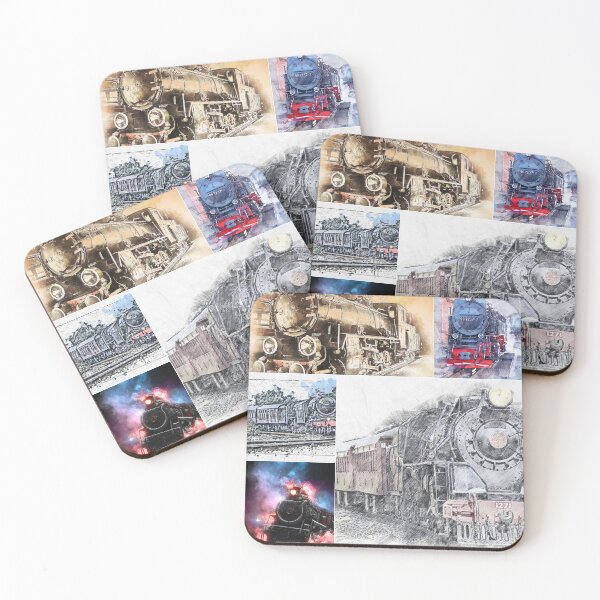 Item preview, Classic Vintage Trains Montage #7 designed and sold by Krispsm.
