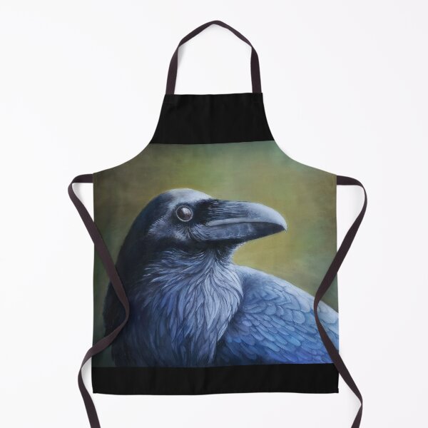Item preview, raven in oil paint designed and sold by studiovanharte.