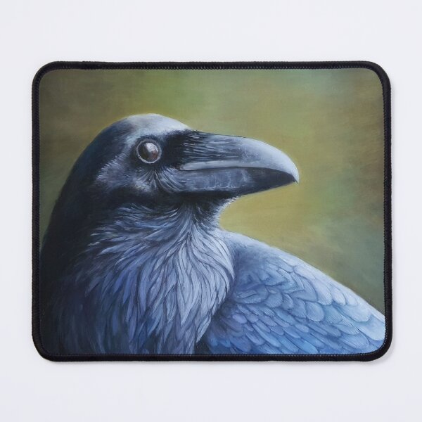 Item preview, raven in oil paint designed and sold by studiovanharte.