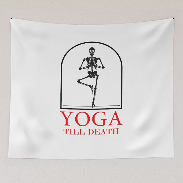 Item preview, Funny Yoga till death designed and sold by mmammammira.