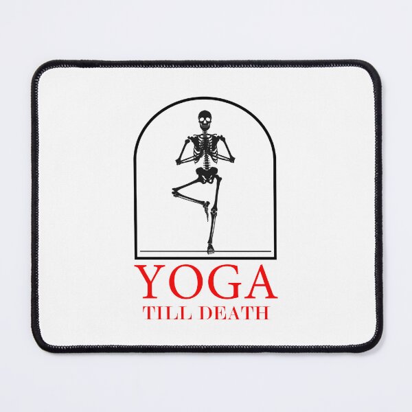 Item preview, Funny Yoga till death designed and sold by mmammammira.