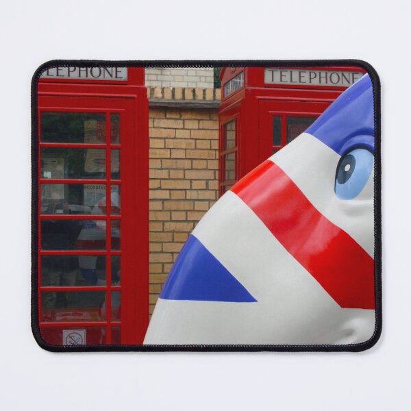 Item preview, British elephant outside English telephone box designed and sold by photoslot.