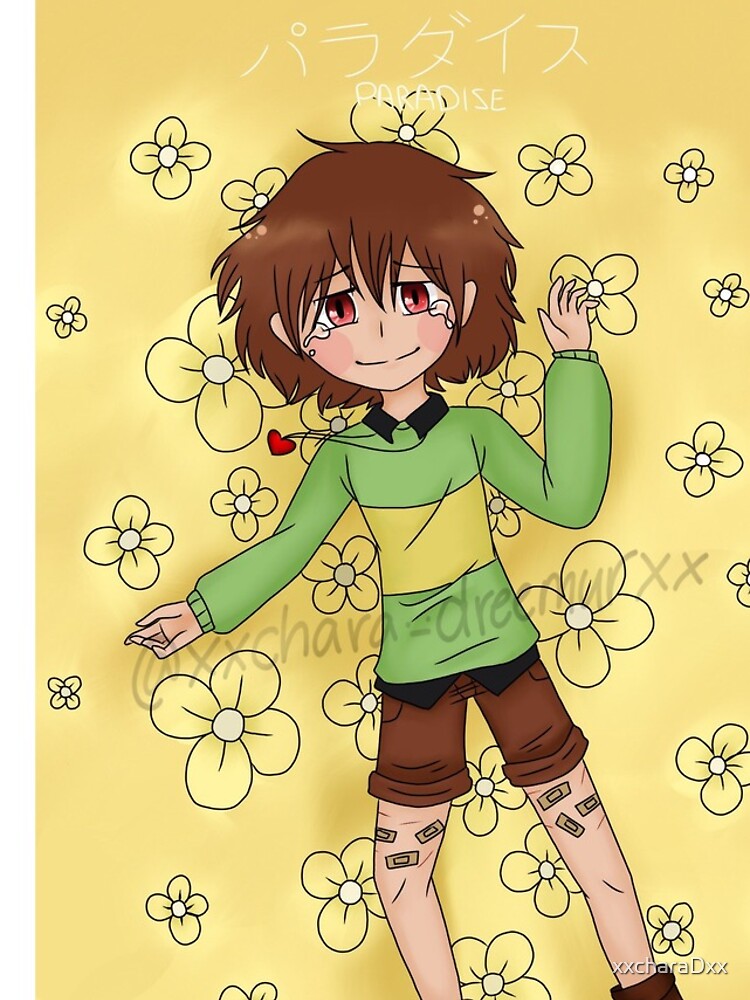 Chara Undertale Fan Art Paradise Iphone Case Cover By Xxcharadxx Redbubble