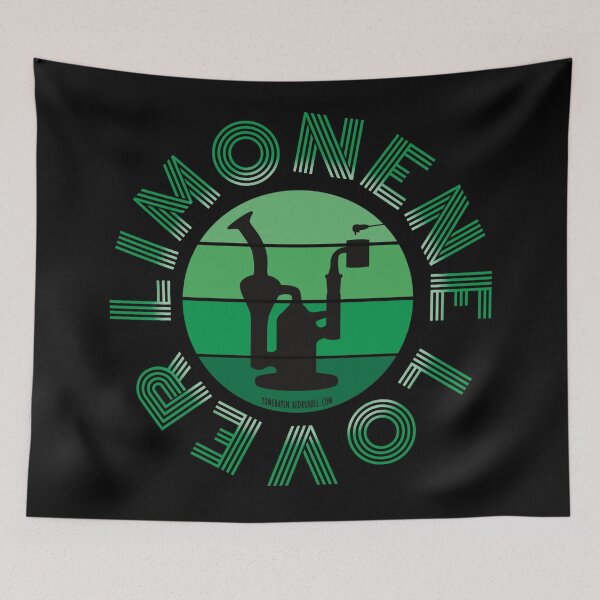 Item preview, Retro Vintage Sunset Green Dab Rig-Limonene lover  designed and sold by YomeHayin.