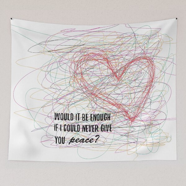 Item preview, Would it be enough if I could never give you peace? designed and sold by chanzds.
