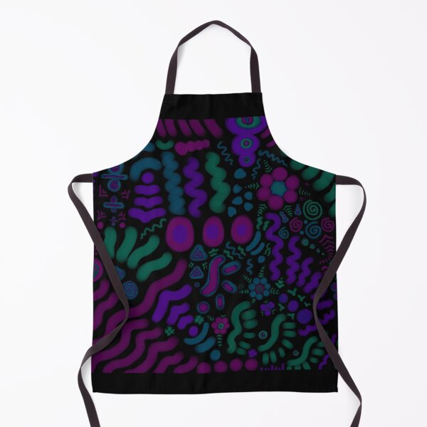 Item preview, Soft abstract shapes with black background  designed and sold by DreamKaracters.