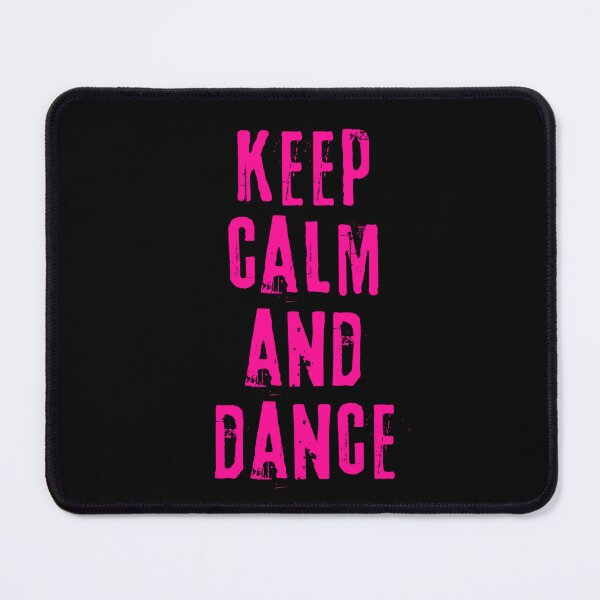 Item preview, Keep calm and dance – inspirational quote. Bright pink print. designed and sold by fowons.