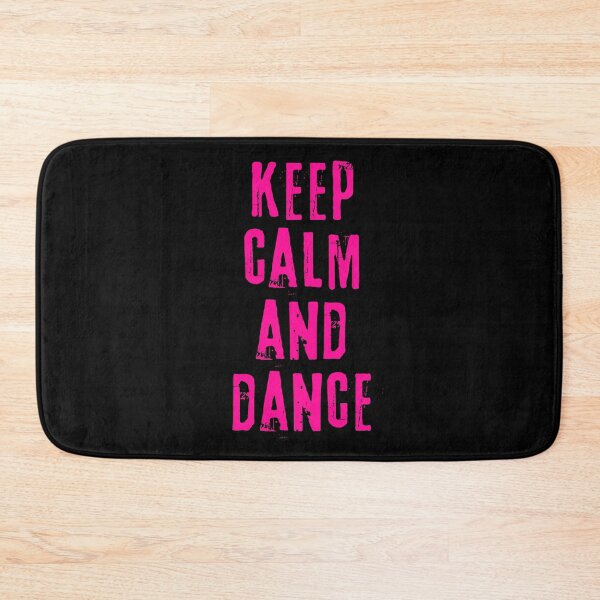 Item preview, Keep calm and dance – inspirational quote. Bright pink print. designed and sold by fowons.