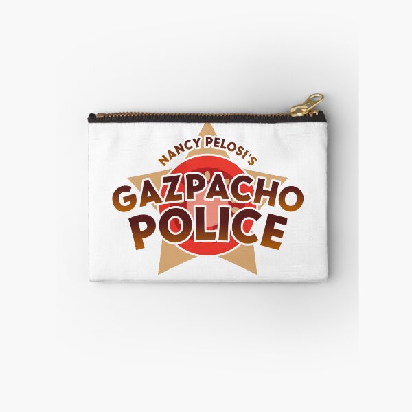 Item preview, Nancy Pelosi’s Gazpacho Police designed and sold by shedside.