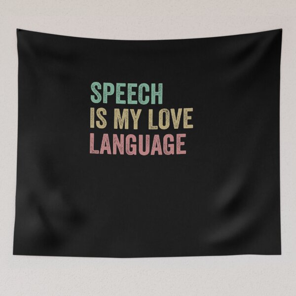 Item preview, Speech is my Love Language designed and sold by EspenoyStore.