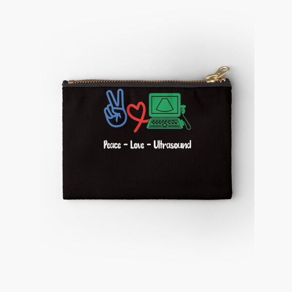 Item preview, Peace Love Ultrasound Sonography Echography Doctor Hospital designed and sold by TomGiantDesigns.