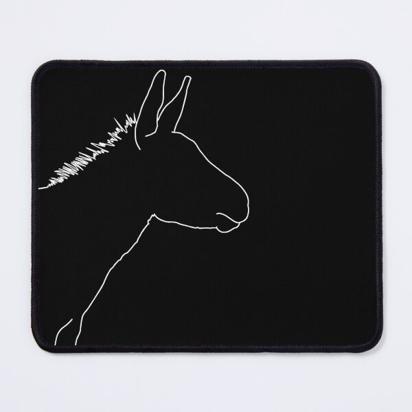 Item preview, Donkey Line - Donkey One Line Art - Donkey Single Line Art - White Line Art designed and sold by Mrs-PenLine.