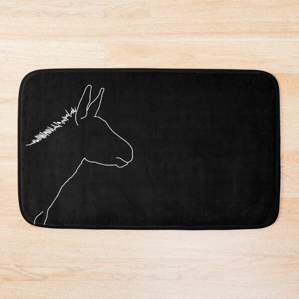 Item preview, Donkey Line - Donkey One Line Art  - Donkey Single Line Art - White Line Art designed and sold by Mrs-PenLine.