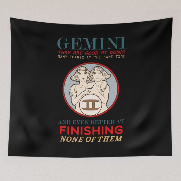 Item preview, Gemini sign horoscope astrology designed and sold by mmammammira.