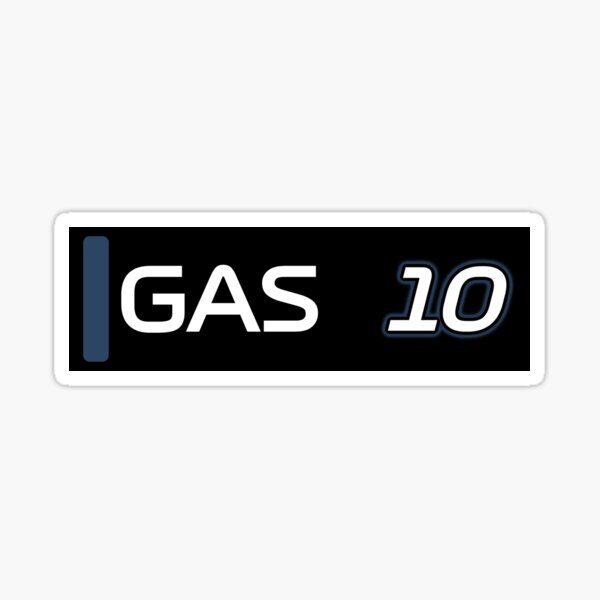 "Formula 1 2022 Pierre Gasly Number 10 TV Graphic" Sticker for Sale by