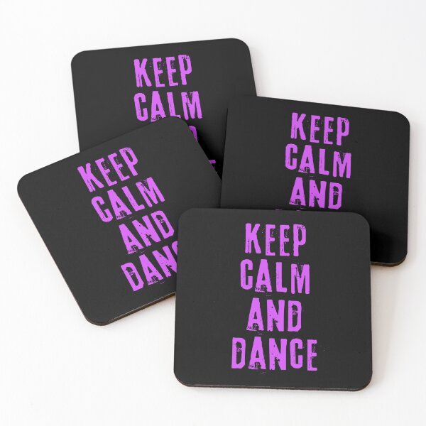 Item preview, Keep calm and dance – inspirational quote. Purple print. designed and sold by fowons.