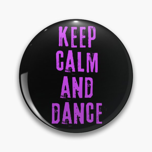 Item preview, Keep calm and dance – inspirational quote. Purple print. designed and sold by fowons.