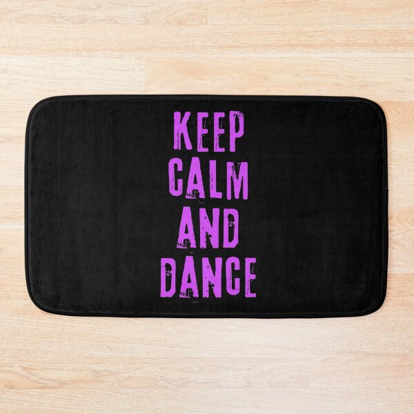 Item preview, Keep calm and dance – inspirational quote. Purple print. designed and sold by fowons.