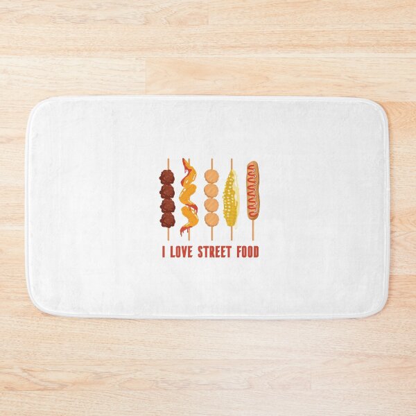 Item preview, I love street food designed and sold by TopBaseline.