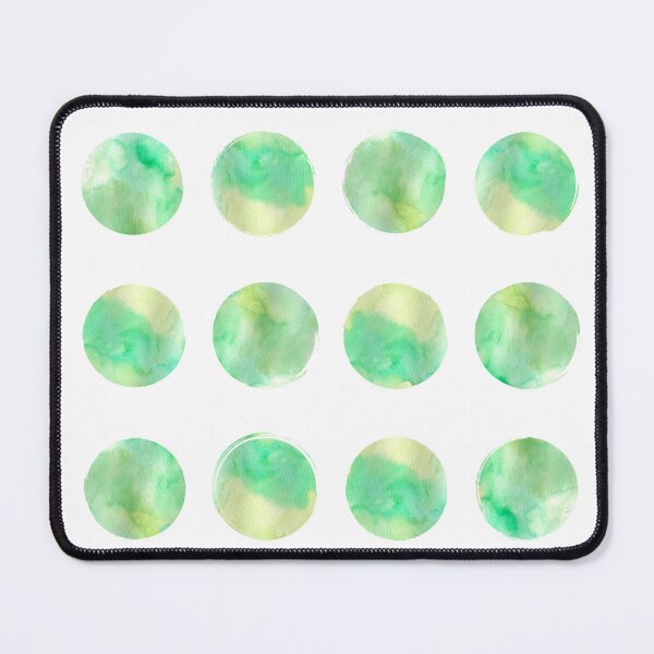 Item preview, Green Watercolour Dots designed and sold by MDRNHOME.