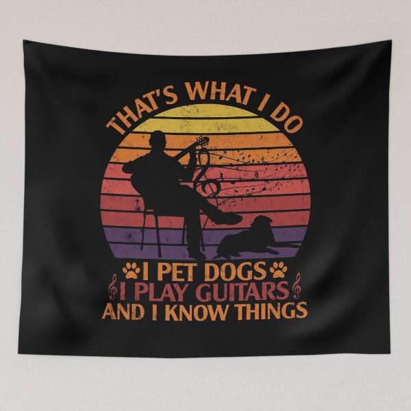 Item preview, I'm Playing Guitar With The Dog designed and sold by JamesGillitzer.