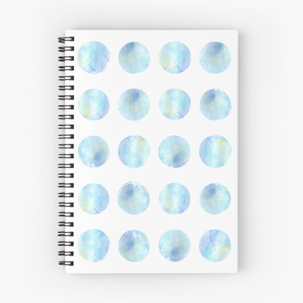 Artikelvorschau, Blaue Aquarellpunkte entworfen und verkauft von MDRNHOME.