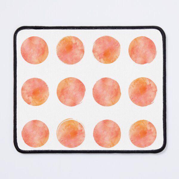 Item preview, Orange Watercolour Dots designed and sold by MDRNHOME.