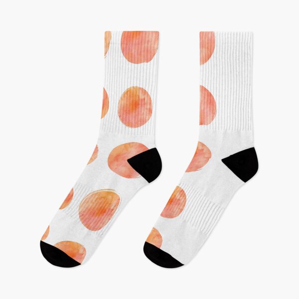 Item preview, Orange Watercolour Dots designed and sold by MDRNHOME.