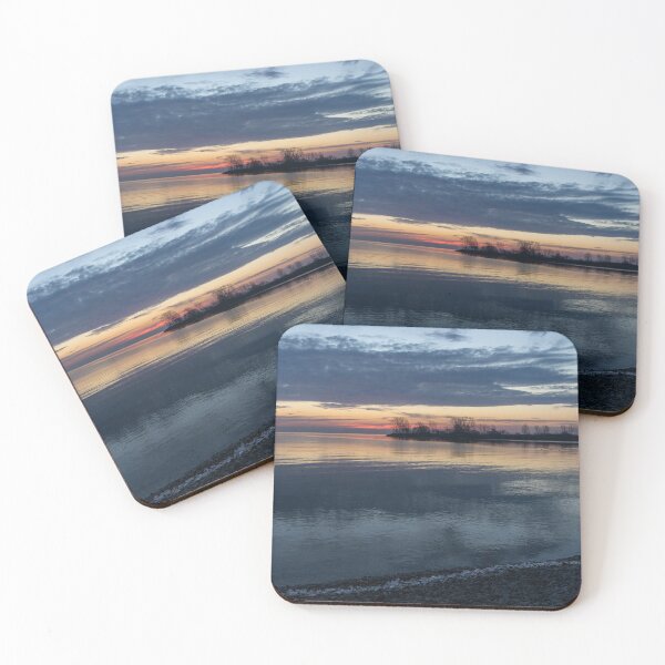 Item preview, Meditative Stillness - Lakeside Dayspring with a Fringe of Ice designed and sold by Georgia Mizuleva.