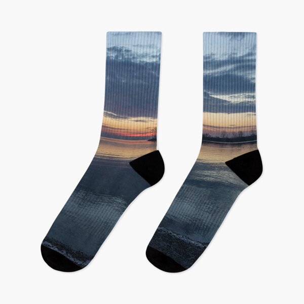 Item preview, Meditative Stillness - Lakeside Dayspring with a Fringe of Ice designed and sold by Georgia Mizuleva.
