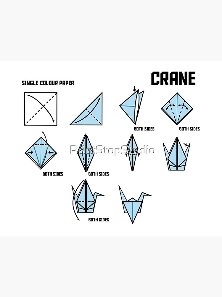 japanischer Kranich Origami